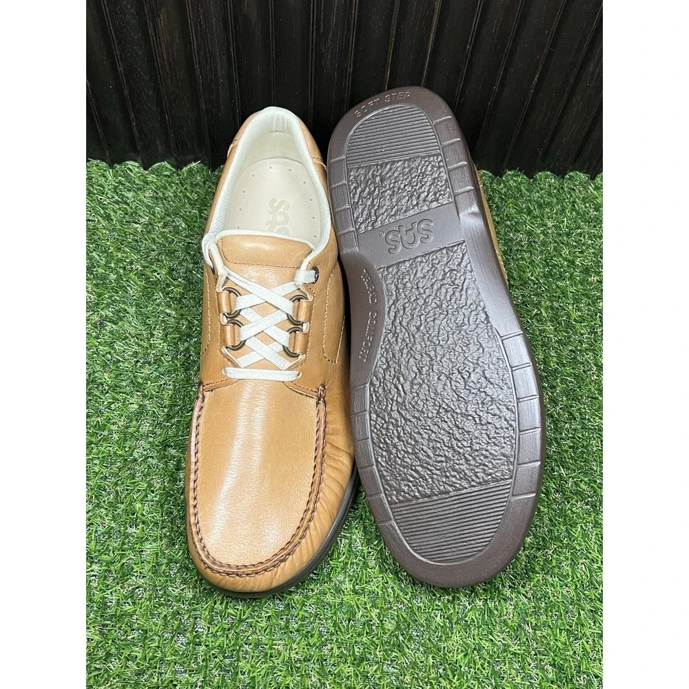 Size 11.5 Narrow - SAS Bout Time Lux Lace Up Loafer Hazel Mens